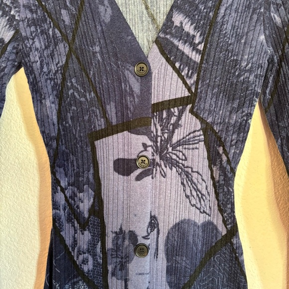 Desigual Flat Knit Long Sleeve Midi Dress - Picture 4 of 7